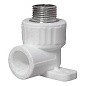Угольник установочный ПП 20-1/2'' PN 25 с наружной резьбой белый VALFEX  купить в Кемерово | "Проконсим"