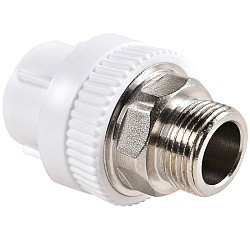  Муфта ПП под ключ 25-3/4'' PN 25 белая РВК 50108 (930659140) со склада Проконсим в Кемерово