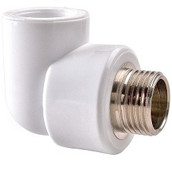  Угольник ПП 32-3/4'' PN 25 белый РВК 70013 (930659306) со склада Проконсим в Кемерово