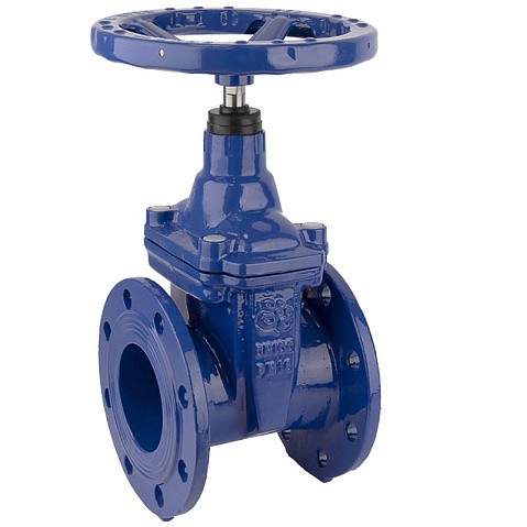 Задвижка чугунная DN 600 PN 16 с обрезиненным клином EPDM до 90гр. Рашворк 101-600-16 купить в Кемерово | "Проконсим" (920150018)
