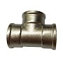 Тройники латунные никелированные DN 15-50 PN 40 муфта-муфта-муфта купить в Кемерово | "Проконсим"