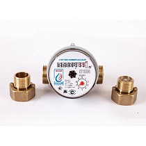 Счетчики горячей воды СВ DN 15-20 PN 16 до 90гр. муфтовые с обратным клапаном ЭКО НОМ купить в Кемерово | "Проконсим"