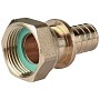 Муфты латунные для PEX труб DN 16-32 PN 10 с накидной гайкой под надвижную гильзу Hipex купить в Кемерово | "Проконсим"