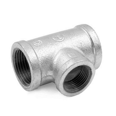 Тройник чугунный оцинкованный DN40-15-40 PN16 переходный Fittex Plus купить в Кемерово | "Проконсим"
