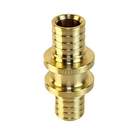 Муфты латунные для PEX труб DN 16-20 PN 16 под надвижную гильзу Valfex VF.403.AF купить в Кемерово | "Проконсим"