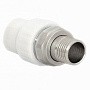 Муфта для радиатора ПП 20-1/2'' PN 25 с американкой белая РТП 14630 купить в Кемерово | "Проконсим"