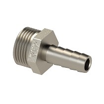 Штуцер никелированный DN 20 PN 40 НР3/4'' с ершом под шланг d20мм прямой купить в Кемерово | "Проконсим"