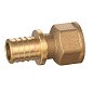 Муфта латунная для PEX DN 16- ВР 3/4'' под надвижную гильзу PLP купить в Кемерово | "Проконсим"