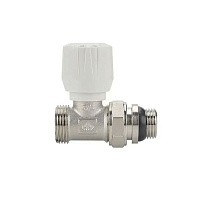 Вентили радиаторные ручные DN 15x20 PN 10 прямые евроконус 1/2х3/4'' с уплотнением c наружной резьбой VARMEGA купить в Кемерово | "Проконсим"