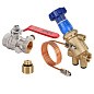 Комплект автоматической балансировки MVI BLN.DP3.05 DN 20 PN 25 (Регулятор перепада давления BL.510 +кран шаровой с дренажем и воздухоотводчиком BV.630 +переходник BL.901.02)  купить в Кемерово | "Проконсим"