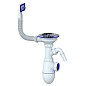 Сифон для мойки Unicorn B430VP, без отвода, 3 1/2'' х40 с отводом для стиральной машины, прямоугольный перелив купить в Кемерово | "Проконсим"
