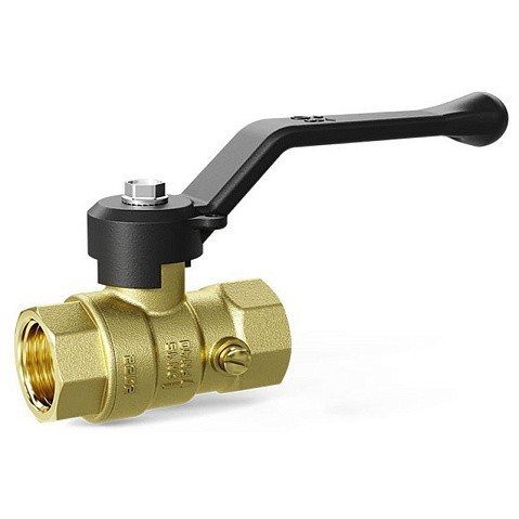 Кран латунный шаровой DN 15 PN 16 под манометр G1/2''хG1/2'' муфта-муфта рычаг LD Pride 44.341.15 купить в Кемерово | "Проконсим"