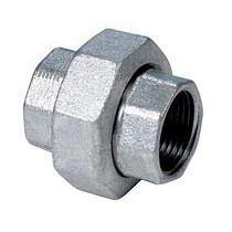 Американка чугунная DN 15-25 PN 16 оцинкованная прямая муфта-муфта купить в Кемерово | "Проконсим"