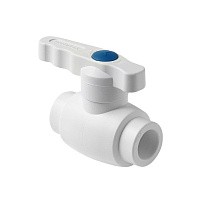 Краны шаровые ПП DN 20-63 PN 25 полный проход белые Pro Aqua купить в Кемерово | "Проконсим"