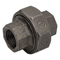 Американки чугунные DN 15-50 PN 16 муфта-муфта с плоской прокладкой Fittex Plus купить в Кемерово | "Проконсим"