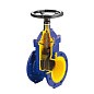 Задвижка чугунная DN 200 PN 16 с обрезиненным клином EPDM 70гр. Zetkama zGAT.111D200C57 купить в Кемерово | "Проконсим" (920300111)