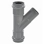Тройник раструбный НПВХ SDR26 45гр DN 110-110 PN 10 Хемкор купить в Кемерово | "Проконсим"
