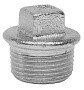 Заглушки чугунные DN 15-50 PN 16 оцинкованные штуцерные Fittex Plus купить в Кемерово | "Проконсим"