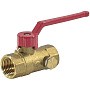 Краны трёхходовые DN 15-20 PN 16 с дренажными патрубками муфтовые рычаг Пензапромарматура купить в Кемерово | "Проконсим"