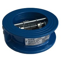 Клапаны обратные 2-створчатые DN 40-300 PN 16  чугунные створки межфланцевые Tecofi CB3448N купить в Кемерово | "Проконсим"