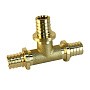 Тройник латунный для PEX труб 20-20-20 PN 16 S-2,8мм под надвижную гильзу Valfex VF.431.AF купить в Кемерово | "Проконсим"