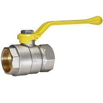 Краны латунные шаровые газовые DN 15-50 PN 25-40 никелированные рычаг муфта-муфта Temper серия 83 ГОСТ Р 59553 купить в Кемерово | "Проконсим"