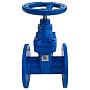 Задвижка чугунная 30ч39р DN 400 PN 10 с обрезиненным клином EPDM до 120гр. КНР