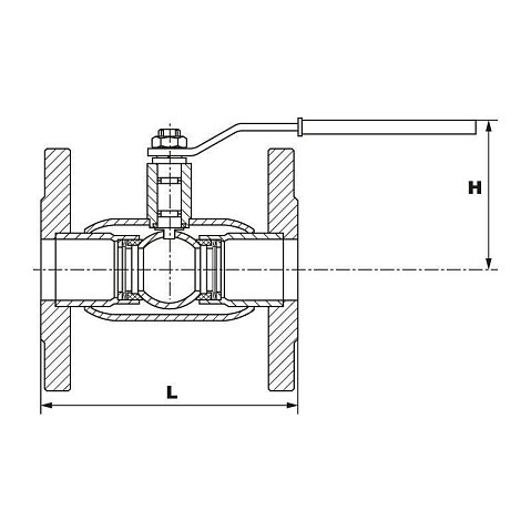 Краны стальные шаровые цельносварные DN 15-200 PN 16-40 фланцевые рычаг PR купить в Кемерово | "Проконсим" Краны стальные шаровые цельносварные DN 15-200 PN 16-40 фланцевые рычаг PR купить в Кемерово | "Проконсим"