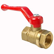 Краны латунные шаровые 11Б27фт1М DN 15-50 PN 40 рычаг муфта-муфта Valfex.214 купить в Кемерово | "Проконсим"