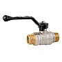 Краны латунные шаровые DN 15-25 PN 40 никелированные рычаг штуцер-штуцер LD Pride 47.305 купить в Кемерово | "Проконсим"