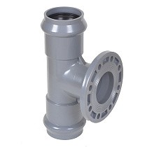 Тройники НПВХ раструбные SDR26 DN 110-315 PN 10 фланцем Хемкор купить в Кемерово | "Проконсим"