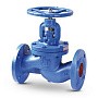 Клапан запорный (вентиль) DN 15 PN 16 фланцевый 130мм до 160гр. графитовый чугунный FAF 2100015 купить в Кемерово | "Проконсим"