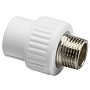 Муфта комбинированная ПП 20-3/4'' PN 25 с наружной резьбой белая VALFEX  купить в Кемерово | "Проконсим"