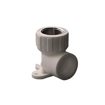 Угольник установочный ПП 20-1/2'' PN 25 с внутренней резьбой серый купить в Кемерово | "Проконсим"
