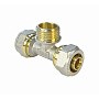 Тройники латунные для PEX труб DN 16-32 PN 10 обжимные никелированные с наружной резьбой Valfex VF.333.N купить в Кемерово | "Проконсим"