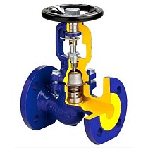 Клапаны сильфонные DN 15-250 PN 16 чугунные до 300гр. фланцевые Zetkama zBEL.234A купить в Кемерово | "Проконсим"
