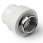 Муфта комбинированная ПП 40-1 1/2'' PN 25 под ключ с внутренней резьбой белая Pro Aqua PA22521P купить в Кемерово | "Проконсим"