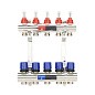 Коллекторная группа из латуни DN 25-5 вых. G-3/4'' евроконус, с расходомерами, без дренажного крана и воздухоотводчика VARMEGA VM15405 купить в Кемерово | "Проконсим"