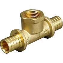 Тройники латунные для PEX труб DN 16-25 PN 10 под надвижную гильзу с внутренней резьбой ONE PLUS купить в Кемерово | "Проконсим"
