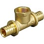 Тройники латунные для PEX труб DN 16-25 PN 10 под надвижную гильзу с внутренней резьбой ONE PLUS купить в Кемерово | "Проконсим"