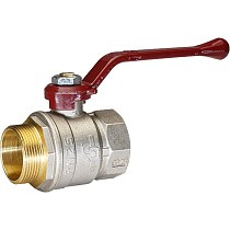 Краны латунные шаровые DN 15-50 PN 25-40 никелированные рычаг муфта-штуцер Temper 88 ГОСТ Р 59553 купить в Кемерово | "Проконсим"