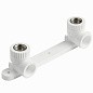 Угольник установочный двойной ПП 20-1/2'' PN 25 с внутренней резьбой белый Pro Aqua PA280008P купить в Кемерово | "Проконсим"