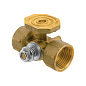 Кран латунный шаровой 11Б18бк(ф)2 DN 15 PN 16 под манометр G1/2''хG1/2'' с контрольным фланцем муфта-муфта без рычага Пензапромарматура купить в Кемерово | "Проконсим"