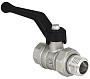 Кран латунный шаровой 11Б27фт1М DN 20 PN 40 никелированный рычаг-американка Valfex.223 DeltaPro купить в Кемерово | "Проконсим"