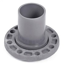 Патрубки НПВХ гладкие SDR26 DN 90-315 PN 10 с металлическим фланцем Хемкор купить в Кемерово | "Проконсим"