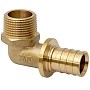 Угольник латунный для PEX труб 16-1/2'' под надвижную гильзу с наружной резьбой MVI SF.632.0404 купить в Кемерово | "Проконсим"