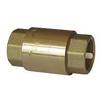 Клапан латунный обратный пружинный DN 100 PN 10 муфтовый пластиковый шток, SGL купить в Кемерово | "Проконсим"
