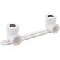 Угольник установочный двойной ПП 25-1/2'' PN 25 с наружной резьбой белый РТП 10704 купить в Кемерово | "Проконсим"
