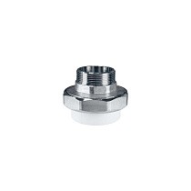 Муфты ПП DN 75-110 PN 25 разъёмные с наружной резьбой белые Valfex купить в Кемерово | "Проконсим"