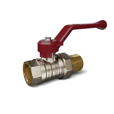 Кран латунный шаровой Temper 88.В-А.34.Р DN 20 PN 40 американка никелированный рычаг купить в Кемерово | "Проконсим"